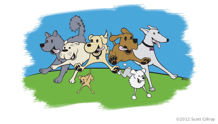 clipart dog park - photo #17